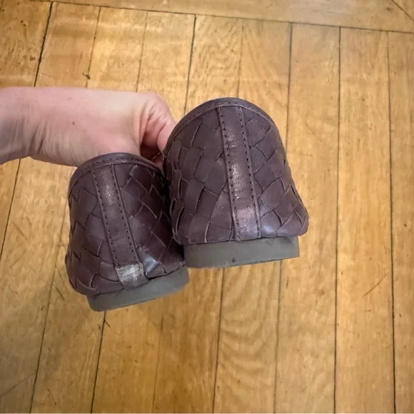 Schutz Arissa Flat Burgundy Woven size 6.5 - Picture 4 of 5